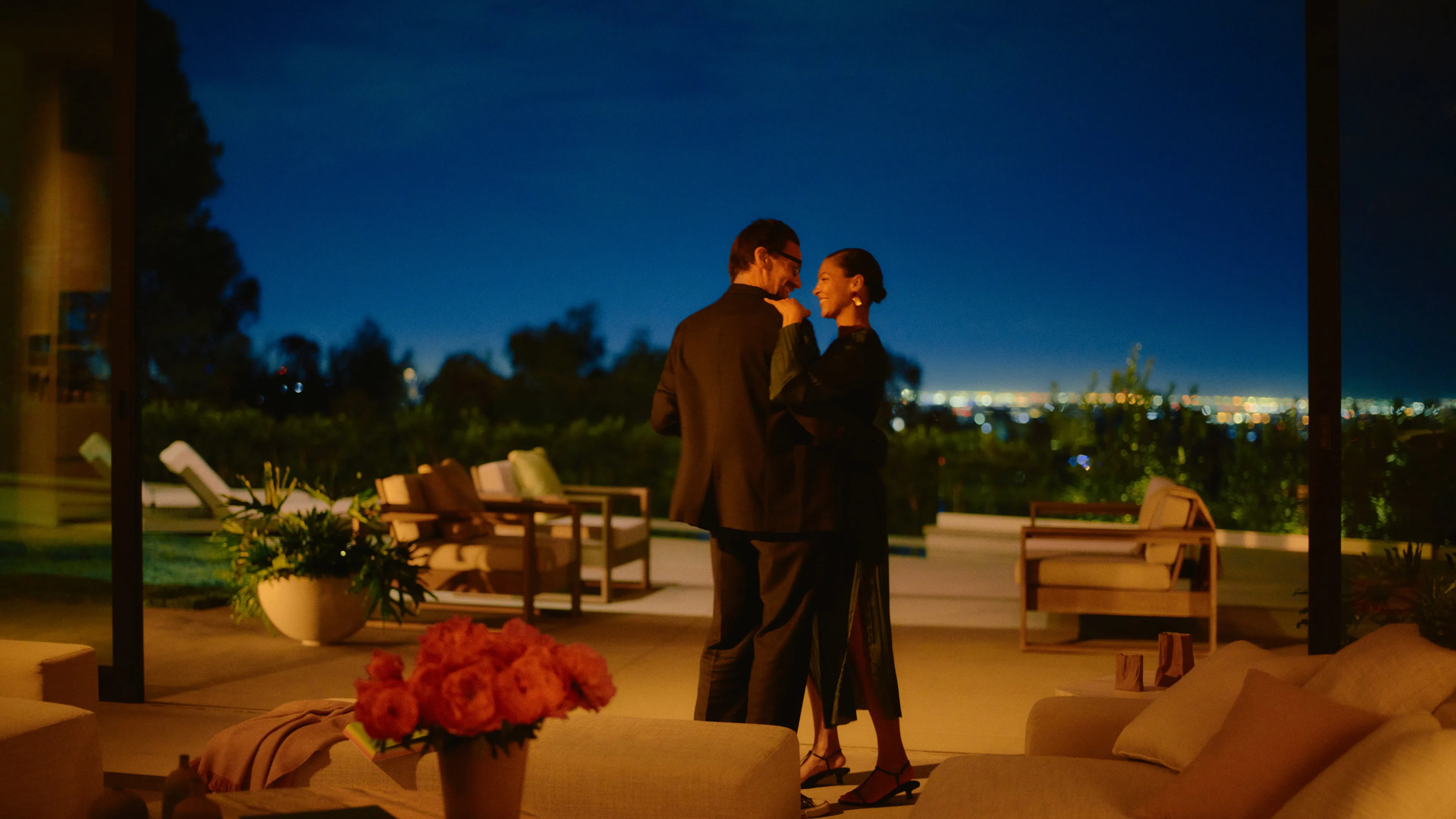 Living room featured in Lutron's CEDIA 2026 lighting campaign